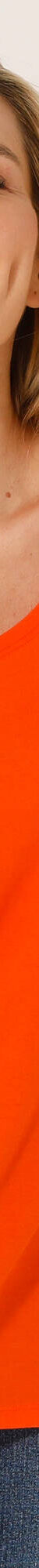 T-shirt uni col rond, coton biologique(**) (orange) T-shirt uni col rond, coton biologique(**) (orange)